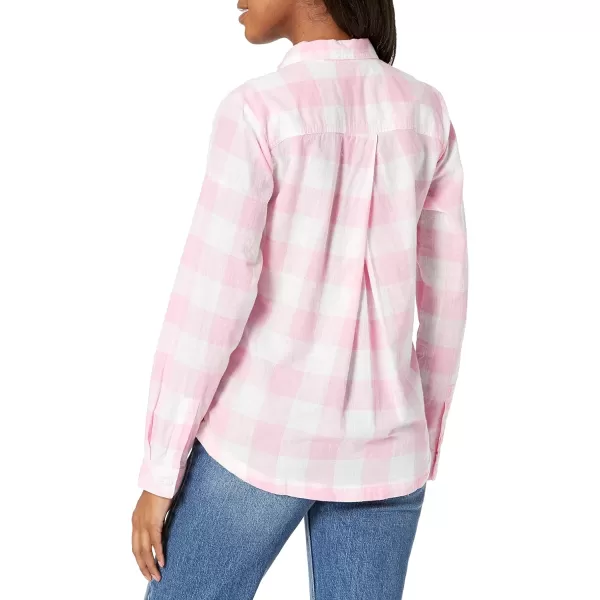 Columbia Womens Camp Henry Iii Long Sleeve ShirtWild RoseBuffalo Check