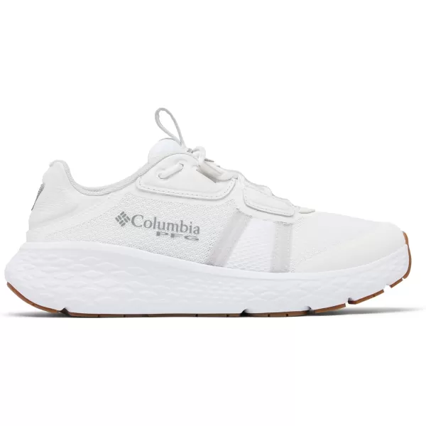 Columbia Womens Castback Tc PFG Boat ShoeWhiteSilver Grey