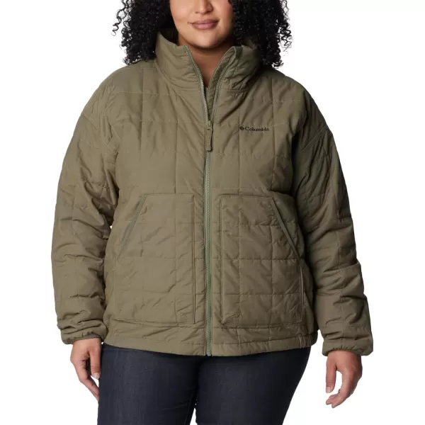 Columbia Womens Chatfield Hill Ii JacketStone Green