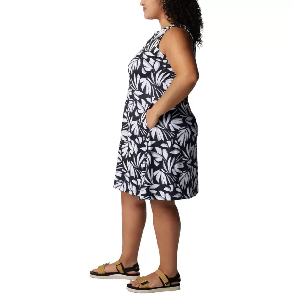 Columbia Womens Chill River Printed DressBlack Areca