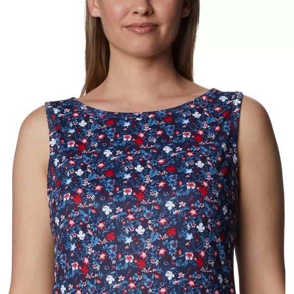 Columbia Womens Chill River Printed DressNocturnalMini Hibiscus