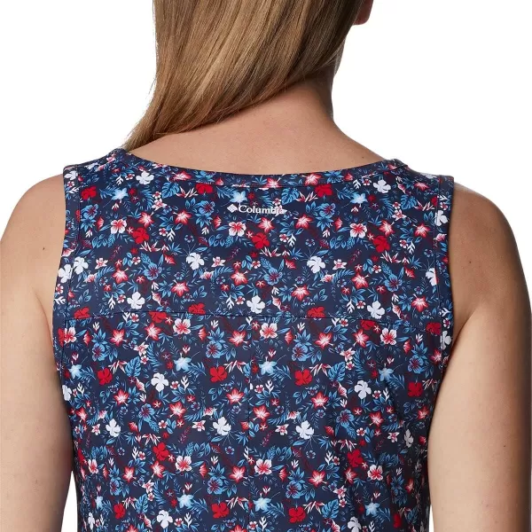 Columbia Womens Chill River Printed DressNocturnalMini Hibiscus