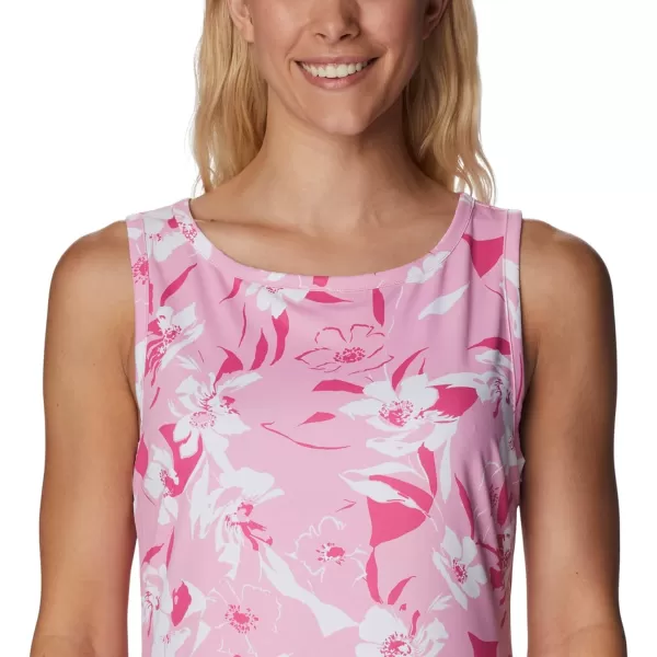 Columbia Womens Chill River Printed DressWild RosePop Flora Tonal