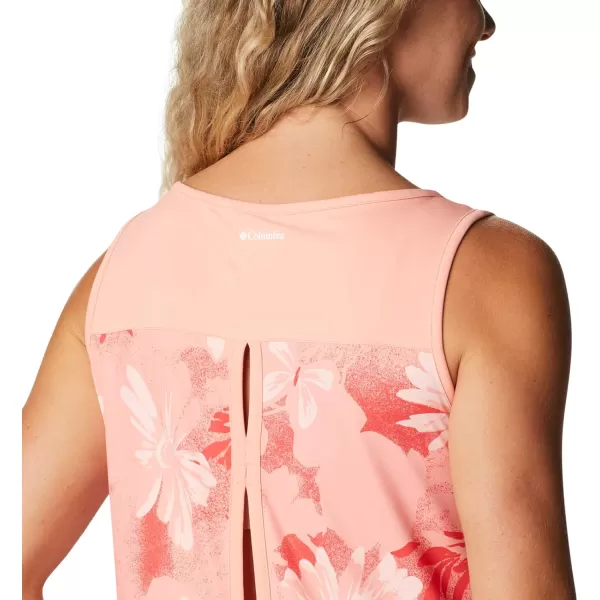 Columbia Womens Chill River TankCoral Reef Daisy Party