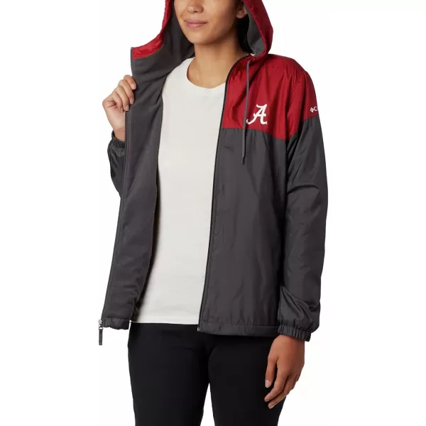 Columbia Womens Collegiate Flash Forward Lined JacketAla  Red Velvet Dark Grey