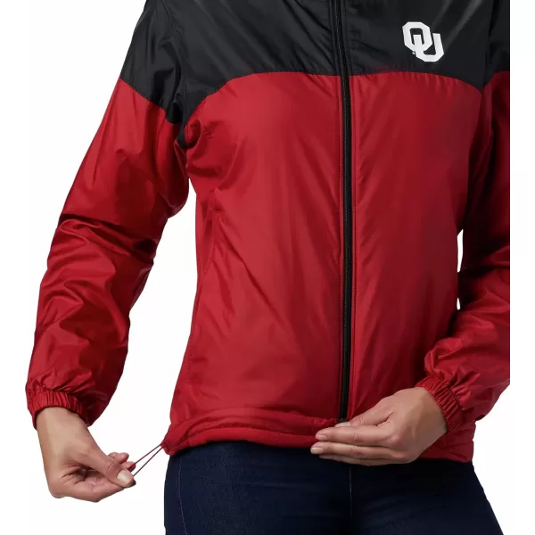 Columbia Womens Collegiate Flash Forward Lined JacketOk  Black Red Velvet