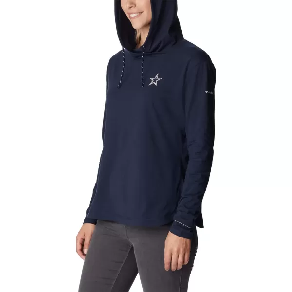 Columbia Womens Collegiate Sun Trek Hooded PulloverDc  Collegiate Navy