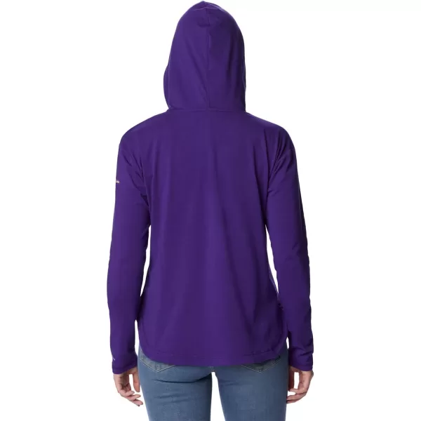 Columbia Womens Collegiate Sun Trek Hooded PulloverUw  Uw Purple