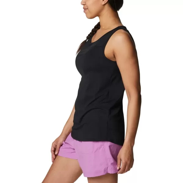 Columbia Womens Columbia Womens Chill River Tank Top Moisture Wicking Sun ProtectionBlack