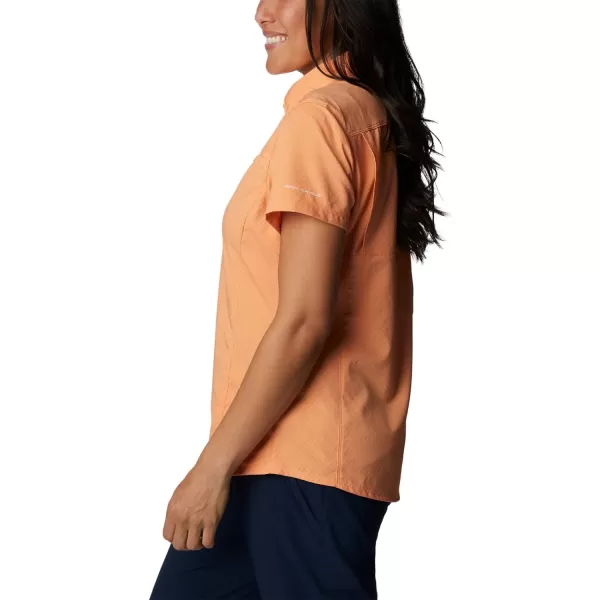 Columbia Womens Cool Release Short Sleeve WovenBright Nectar