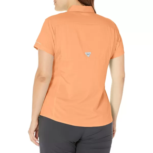 Columbia Womens Cool Release Short Sleeve WovenBright Nectar