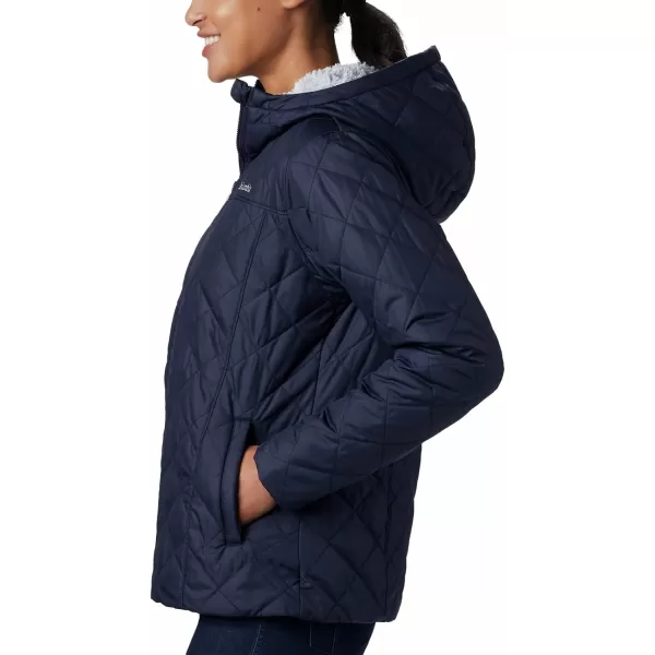 Columbia Womens Copper Crest Hooded JacketDark Nocturnal