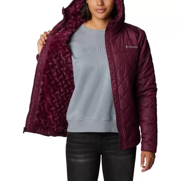 Columbia Womens Copper Crest Hooded JacketMarionberry