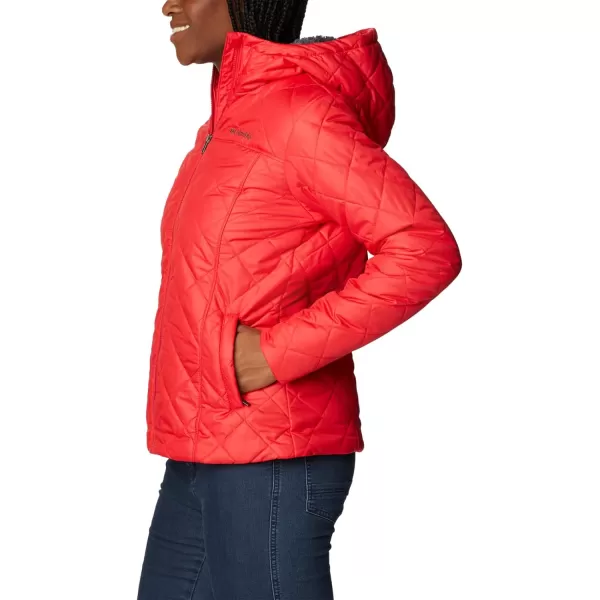 Columbia Womens Copper Crest Hooded JacketRed Lily