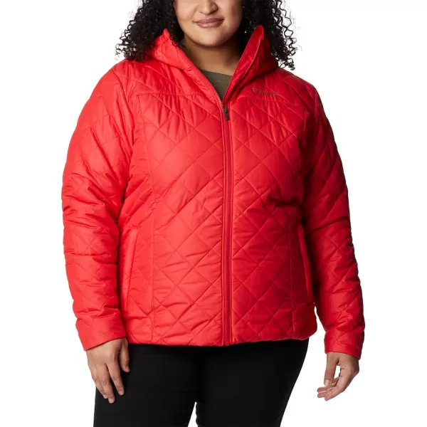 Columbia Womens Copper Crest Hooded JacketRed Lily