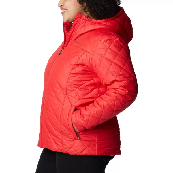 Columbia Womens Copper Crest Hooded JacketRed Lily