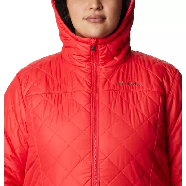 Columbia Womens Copper Crest Hooded JacketRed Lily