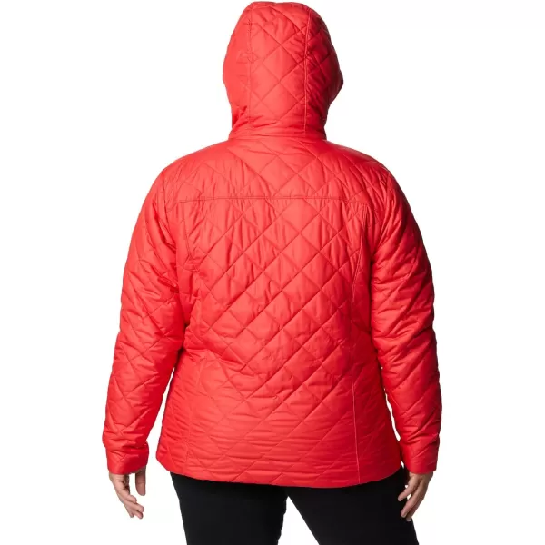 Columbia Womens Copper Crest Hooded JacketRed Lily