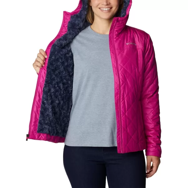 Columbia Womens Copper Crest Hooded JacketWild Fuchsia