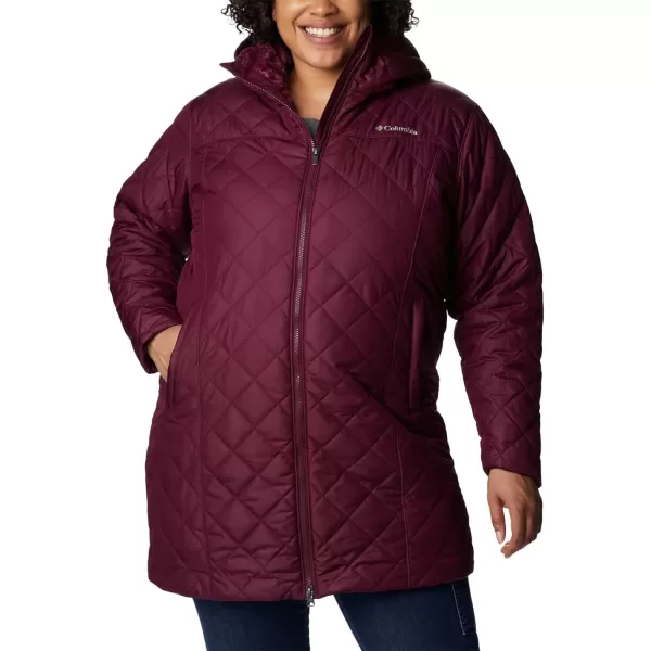 Columbia Womens Copper Crest Long JacketMarionberry