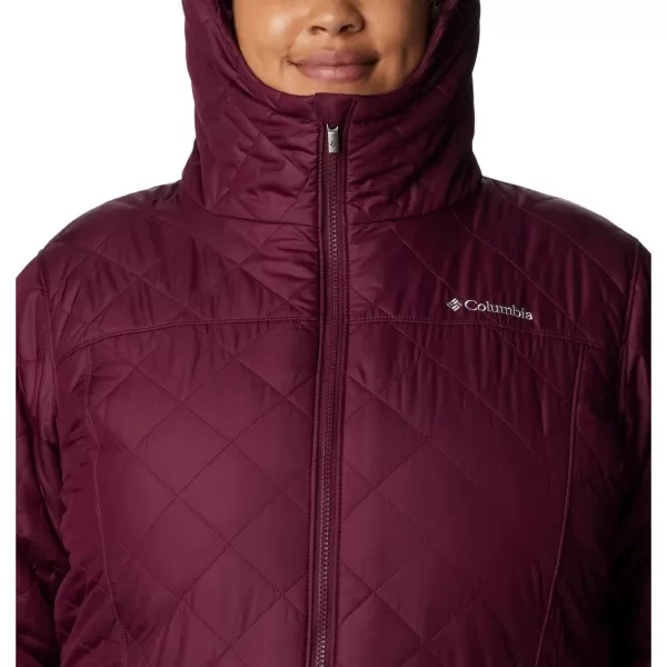 Columbia Womens Copper Crest Long JacketMarionberry