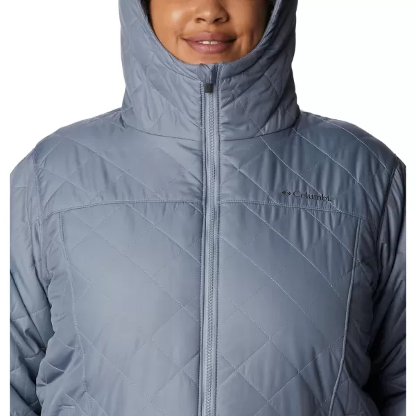 Columbia Womens Copper Crest Long JacketTradewinds Grey