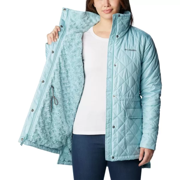 Columbia Womens Copper Crest Novelty JacketAqua Haze