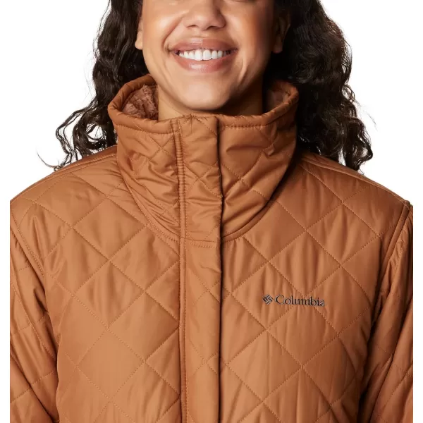 Columbia Womens Copper Crest Novelty JacketCamel Brown