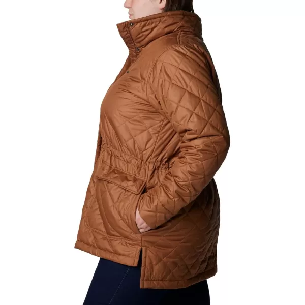 Columbia Womens Copper Crest Novelty JacketCamel Brown