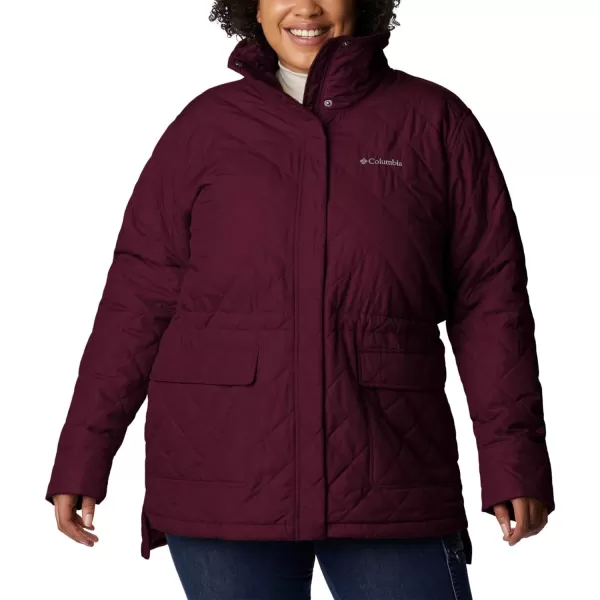 Columbia Womens Copper Crest Novelty JacketMarionberry