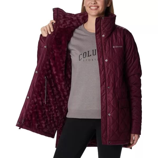 Columbia Womens Copper Crest Novelty JacketMarionberry