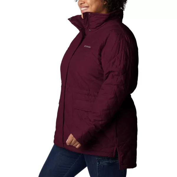 Columbia Womens Copper Crest Novelty JacketMarionberry