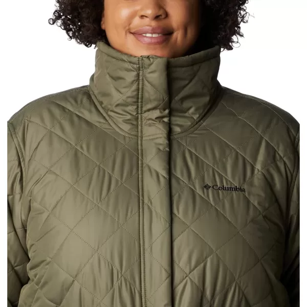 Columbia Womens Copper Crest Novelty JacketStone Green