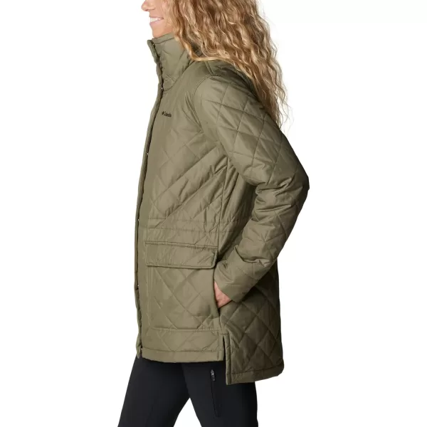 Columbia Womens Copper Crest Novelty JacketStone Green