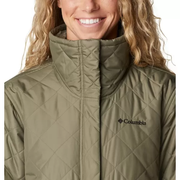 Columbia Womens Copper Crest Novelty JacketStone Green