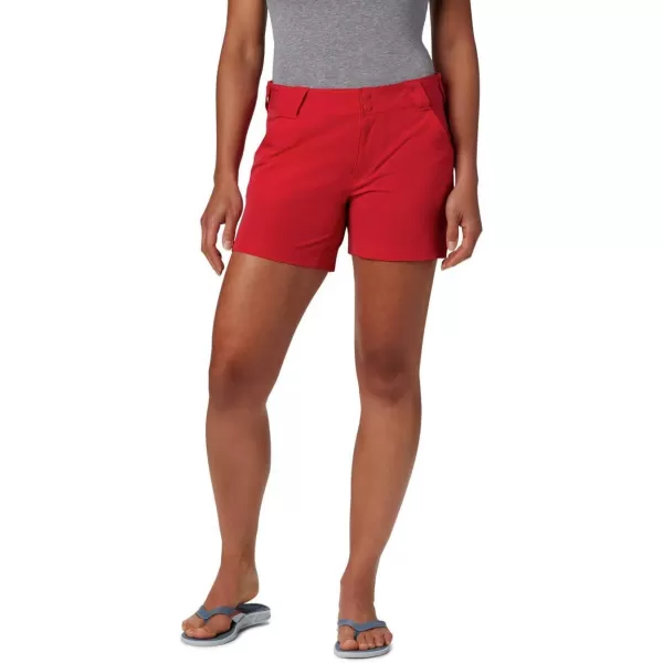 Columbia Womens Coral Point Iii ShortsRed Lily