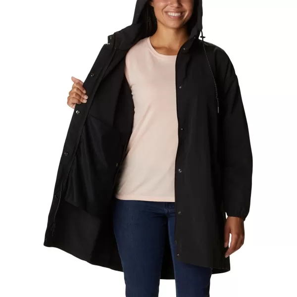 Columbia Womens Day Trippin Ii Long JacketBlack