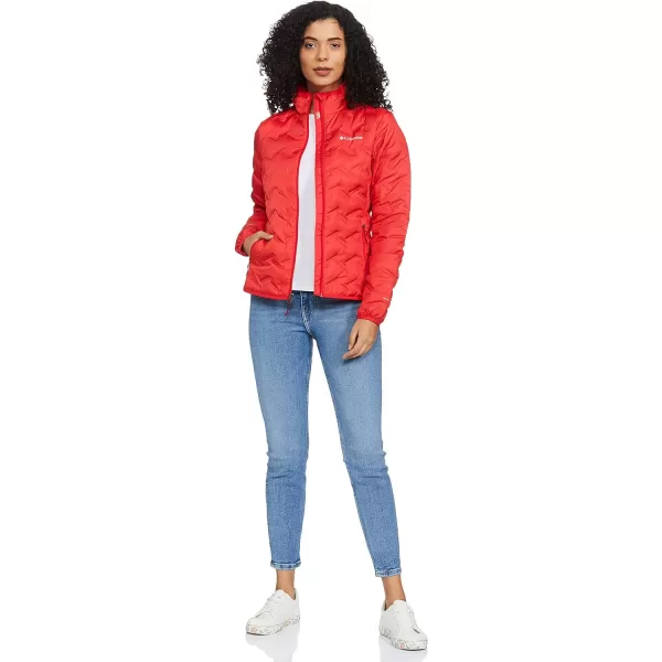 Columbia Womens Delta Ridge Down JacketRed Lily