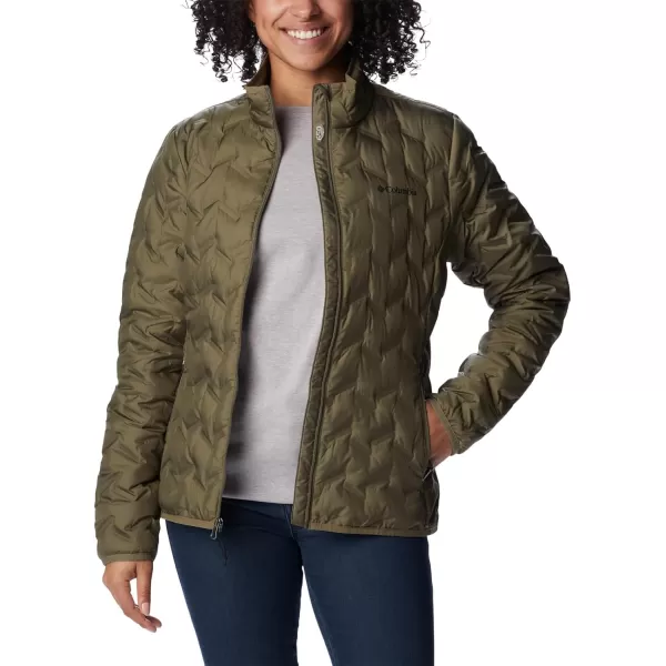 Columbia Womens Delta Ridge Down JacketStone Green