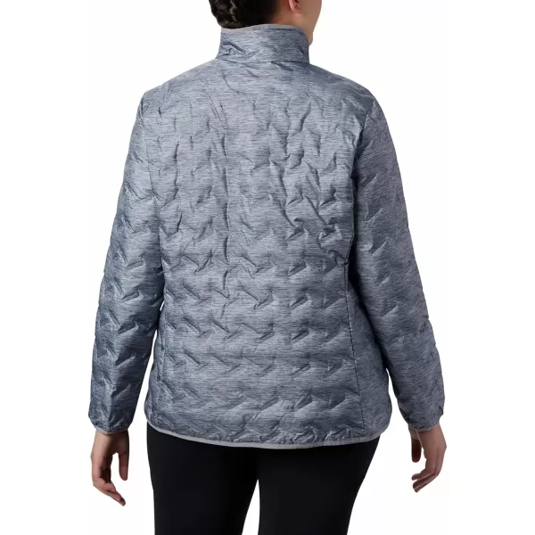 Columbia Womens Delta Ridge Down JacketTradewinds Grey Heather