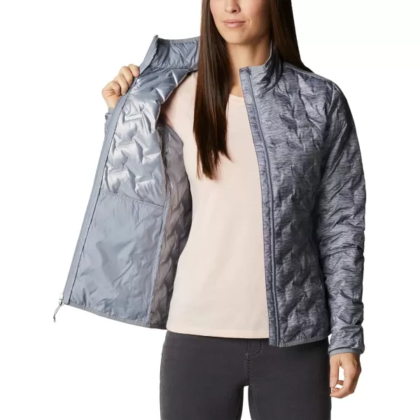 Columbia Womens Delta Ridge Down JacketTradewinds Grey Heather