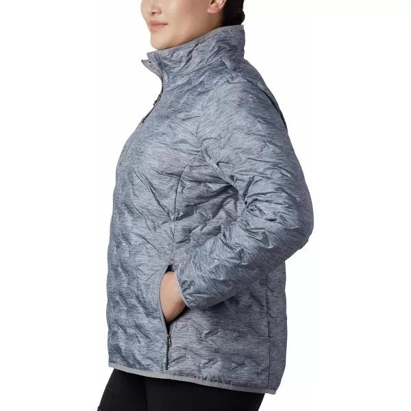 Columbia Womens Delta Ridge Down JacketTradewinds Grey Heather