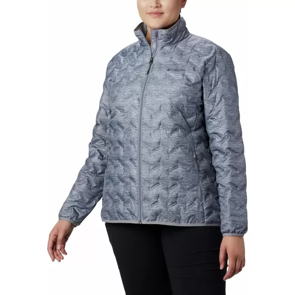 Columbia Womens Delta Ridge Down JacketTradewinds Grey Heather