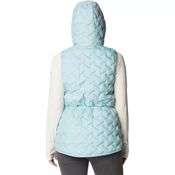 Columbia Womens Delta Ridge Hooded VestAqua Haze