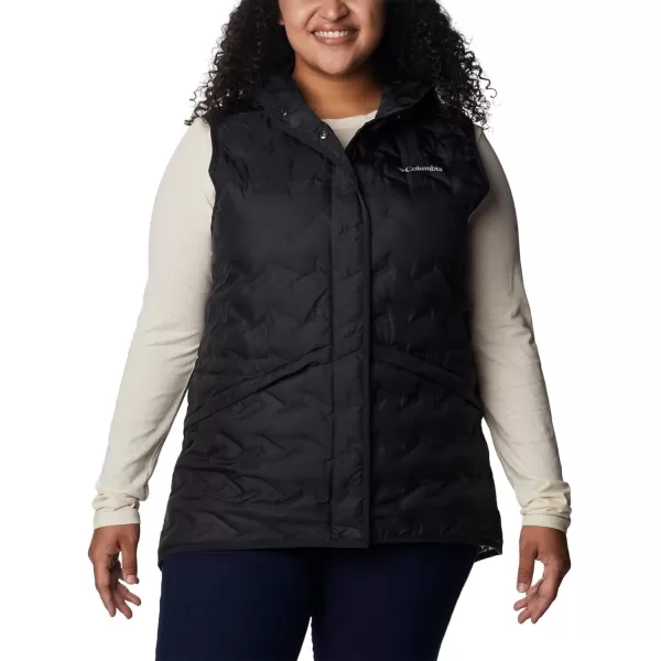 Columbia Womens Delta Ridge Hooded VestBlack