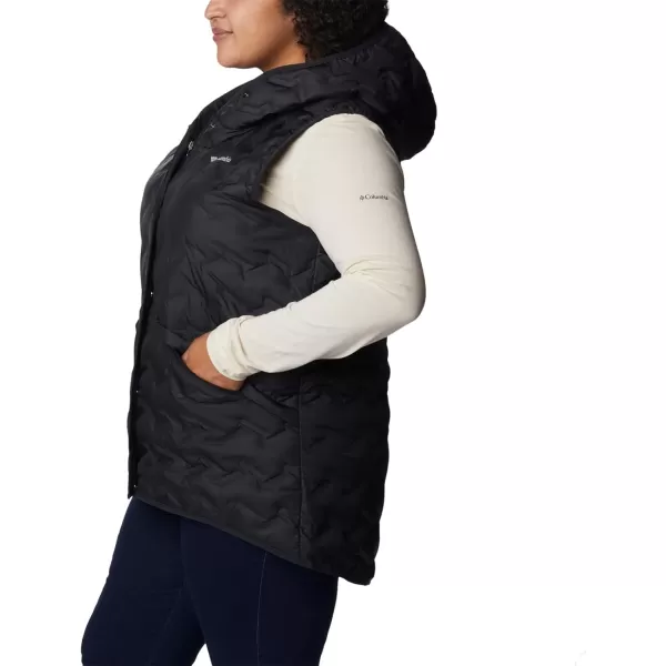 Columbia Womens Delta Ridge Hooded VestBlack