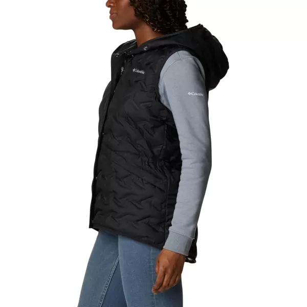 Columbia Womens Delta Ridge Hooded VestBlack