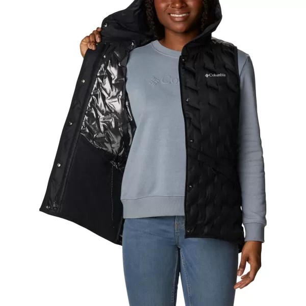 Columbia Womens Delta Ridge Hooded VestBlack