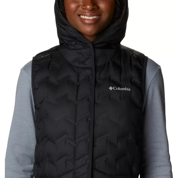 Columbia Womens Delta Ridge Hooded VestBlack