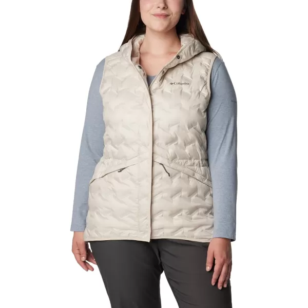 Columbia Womens Delta Ridge Hooded VestDark Stone